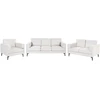 Sofa Beliani 6 vietų svetainės baldų komplektas LOUSTO, šviesiai smėlio spalvos