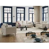 Sofa Beliani 6 vietų svetainės baldų komplektas LOUSTO, šviesiai smėlio spalvos