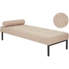 Sofa Beliani CHINON šezlongas, „Bouclé“, smėlio spalvos