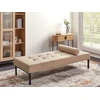 Sofa Beliani CHINON šezlongas, „Bouclé“, smėlio spalvos