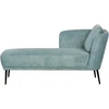 Sofa Beliani Dešininis gultas ARTHEZE, mėlynas
