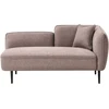 Sofa Beliani Dešininis gultas CHEVANNES šviesiai rudas