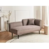 Sofa Beliani Dešininis gultas CHEVANNES šviesiai rudas