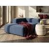 Sofa Beliani Dešininis šezlongas ARDAL, tamsiai mėlynas velvetas