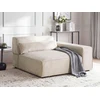 Sofa Beliani HELLNAR kampinis modulis, veliūras, šviesiai smėlinis, kairinis
