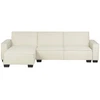 Sofa Beliani Išskleidžiamas kampas ROMEDAL, 3 vietų, smėlio spalvos, dešininis