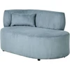 Sofa Beliani Kairinės pusės sėdimas gultas VANVEY, velvetinis, mėlynas