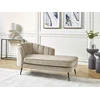 Sofa Beliani Kairinis gultas ALLIER, veliūras, smėlio spalvos