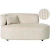 Sofa Beliani Kairinis gultas „VANVEY“, velvetinis, šviesiai smėlio spalvos