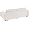 Sofa Beliani Kairinis kampas RENDERS šviesiai smėlio spalvos