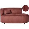 Sofa Beliani Kairinis sėdimas gultas VANVEY, velvetas, raudonas