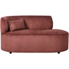 Sofa Beliani Kairinis sėdimas gultas VANVEY, velvetas, raudonas