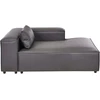 Sofa Beliani Kairinis šezlongas BRANDE, juodas
