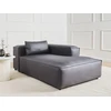 Sofa Beliani Kairinis šezlongas BRANDE, juodas