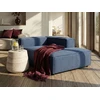 Sofa Beliani Kairiosios pusės šezlongas ARDAL, velvetas, tamsiai mėlynas
