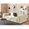 Sofa Beliani Kampinis modulis APRICA smėlio spalvos sintetinis linas