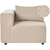 Sofa Beliani Kampinis modulis AXEBO smėlio spalvos Boucle