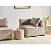 Sofa Beliani Kampinis modulis AXEBO smėlio spalvos Boucle
