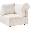 Sofa Beliani Kampinis modulis MESNALI Boucle Laužyta balta