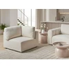 Sofa Beliani KIVVIK kampinis modulis, boucle, laužyta balta