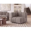 Sofa Beliani MAKSABERG kampinis modulis, smėlio pilka
