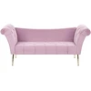 Sofa Beliani NANTILLY gultas iš veliūro, šviesiai violetinės spalvos