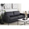 Sofa Beliani Poilsio komplektas 4 asmenims SAVALEN, natūrali oda, juodas
