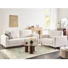 Sofa Beliani SAVALEN 4 vietų svetainės baldų komplektas, boucle audinys, balta spalva