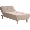 Sofa Beliani Šezlongas ALSTEN, smėlio spalvos