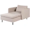 Sofa Beliani Šezlongas EGERIS, smėlio spalvos