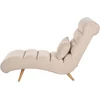 Sofa Beliani Šezlongas RIVES Boucle smėlio spalvos