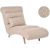 Sofa Beliani Šezlongas RIVES Boucle smėlio spalvos