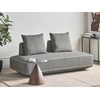 Sofa Beliani Šezlongas SEILLANS Pilkas