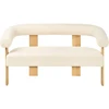 Sofa Beliani Svetainės komplektas ILBRO Boucle, kreminė/šviesiai ruda