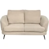 Sofa Beliani Trijų vietų poilsio baldų komplektas KJAER Boucle šviesiai smėlio spalvos