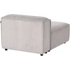 Sofa Beliani Vienvietis modulis ARDAL, briaunuotas velvetas, smėlio ir juodos spalvos