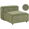 Sofa Beliani Vienvietis modulis ARDAL, žalias velvetas
