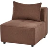 Sofa Beliani Vienvietis modulis AXEBO, rudas „boucle“