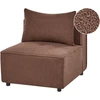 Sofa Beliani Vienvietis modulis AXEBO, rudas „boucle“