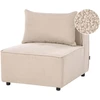 Sofa Beliani Vienvietis modulis AXEBO, smėlio spalvos boucle