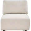 Sofa Beliani Vienvietis modulis „KIVVIK Bouclé“, laužyta balta