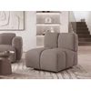 Sofa Beliani Vienvietis modulis MAKSABERG smėlio pilkumo