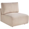 Sofa Beliani Vienvietis modulis MESNALI Boucle, smėlio spalvos