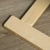 Sofa HOMCOM atsilenkianti kėdė, atsilenkianti kėdė, atsilenkianti kėdė su reguliuojama atrama kojoms, lininės išvaizdos valgomojo kėdė svetainei, beržo mediena, pilka 66,5 x 94 x 100 cm