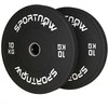 SPORTNOW svorių rinkinys, 2 x 10 kg, svorių diskų rinkinys, svoriai 5 cm grifui, Ø 50 mm kiaurymė, juoda