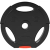 SPORTNOW 4 dalių hantelių svorių rinkinys, 2 x 5kg/7,5kg svoriai, hantelių diskų rinkinys, svorių diskai 2,5 cm hantelių strypui, Ø 30 mm anga, juodi