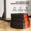 SPORTNOW 4 dalių svorių rinkinys, 2 x 5kg / 10 kg svoriai, svorių diskų rinkinys, svorių diskai 2,5 cm skersmens štangai, Ø 30 mm skylė, juodi