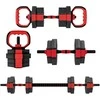 SPORTNOW 4-in-1 hantelių rinkinys, reguliuojami svarmenys ir štangos, 15 kg, jėgos treniruotėms namuose