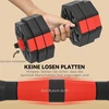 SPORTNOW 4-in-1 hantelių rinkinys, reguliuojami svarmenys, štangos, 25 kg, jėgos treniruotėms namuose
