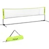 SPORTNOW badmintono tinklo rinkinys, sulankstomas teniso tinklas, reguliuojamo aukščio (103/120/155 cm), skirtas vidaus ir lauko erdvėms, tinklinio tinklas su krepšiu transportavimui, metalas, poliesteris, geltonas
